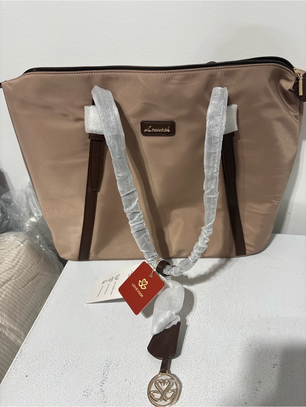 LoveVook Large Computer Purse Tote Bags